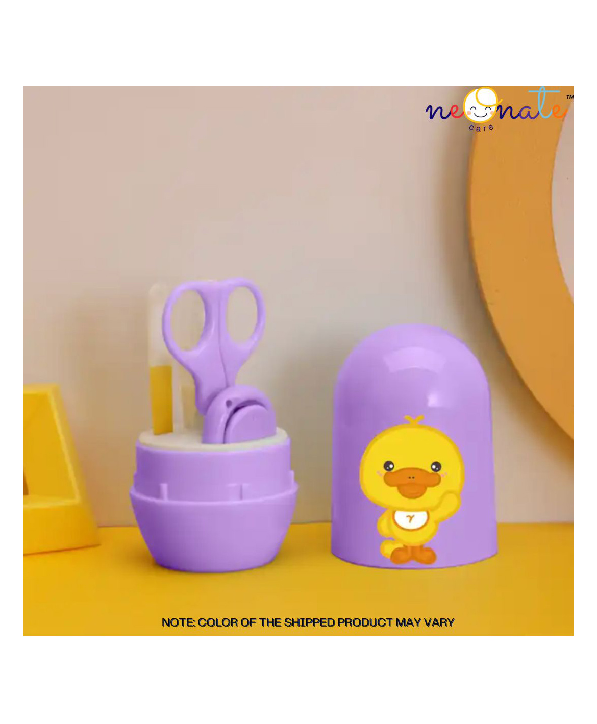 NeonateCare Baby 4 in 1 Grooming Manicure & Pedicure Nail Essential Kit with Baby Silicone Soft Bristles Finger Brush for Oral Dental Care Frog - Multicolor ( color and design may vary)-picture-24