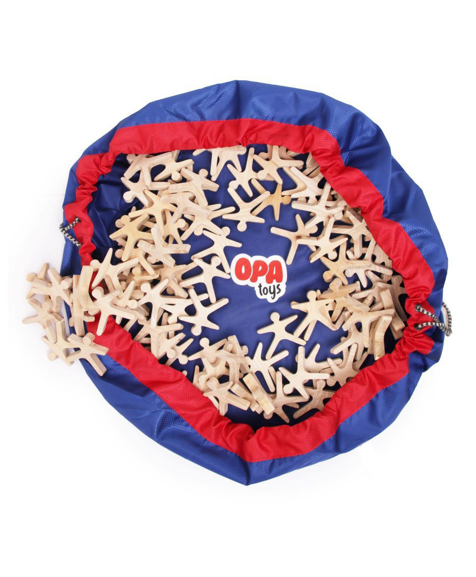 Toys Storage Bag and Play Mat Organizer with Drawstring Closure Waterproof Multipurpose Bag Large - Multicolor-image-8