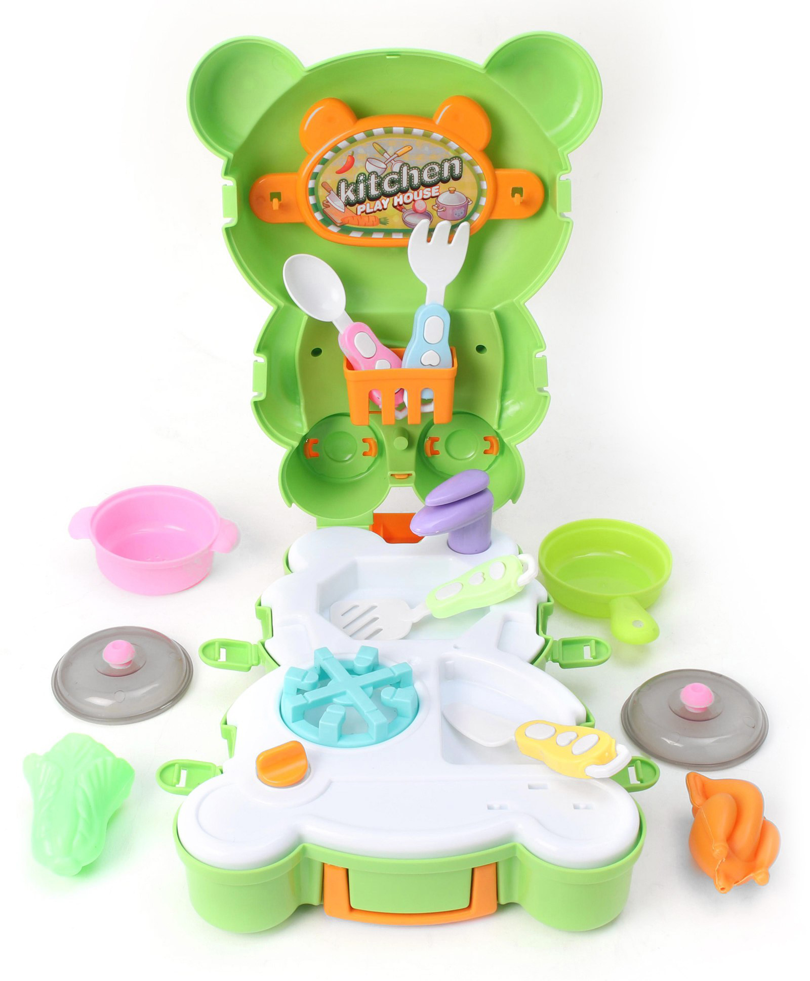 Rising Step DR Set In Frog Shape Carry Case - Green-picture-18