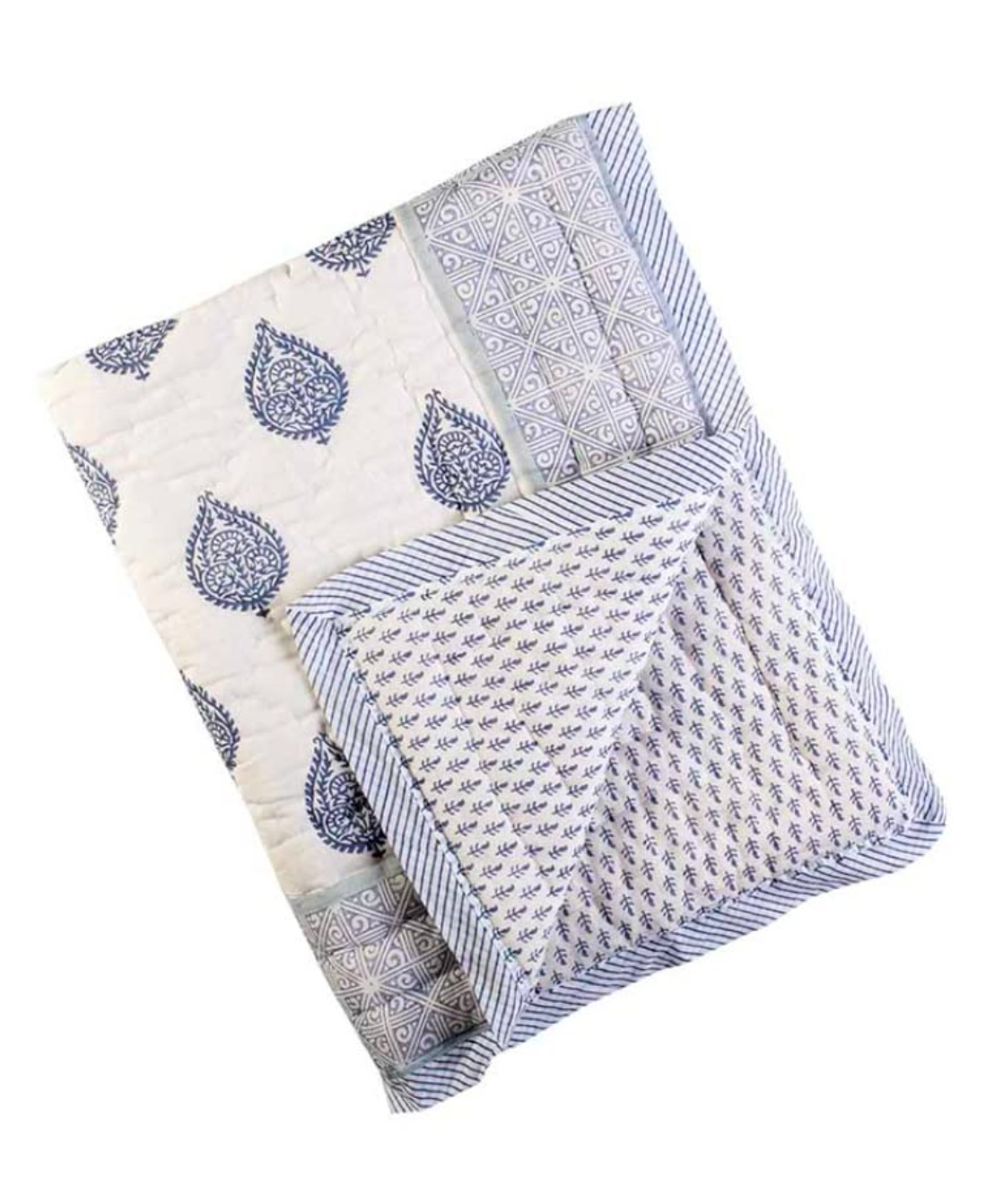 Malabar Baby Block Printed Baby Quilt Fort- Multicolor-picture-11