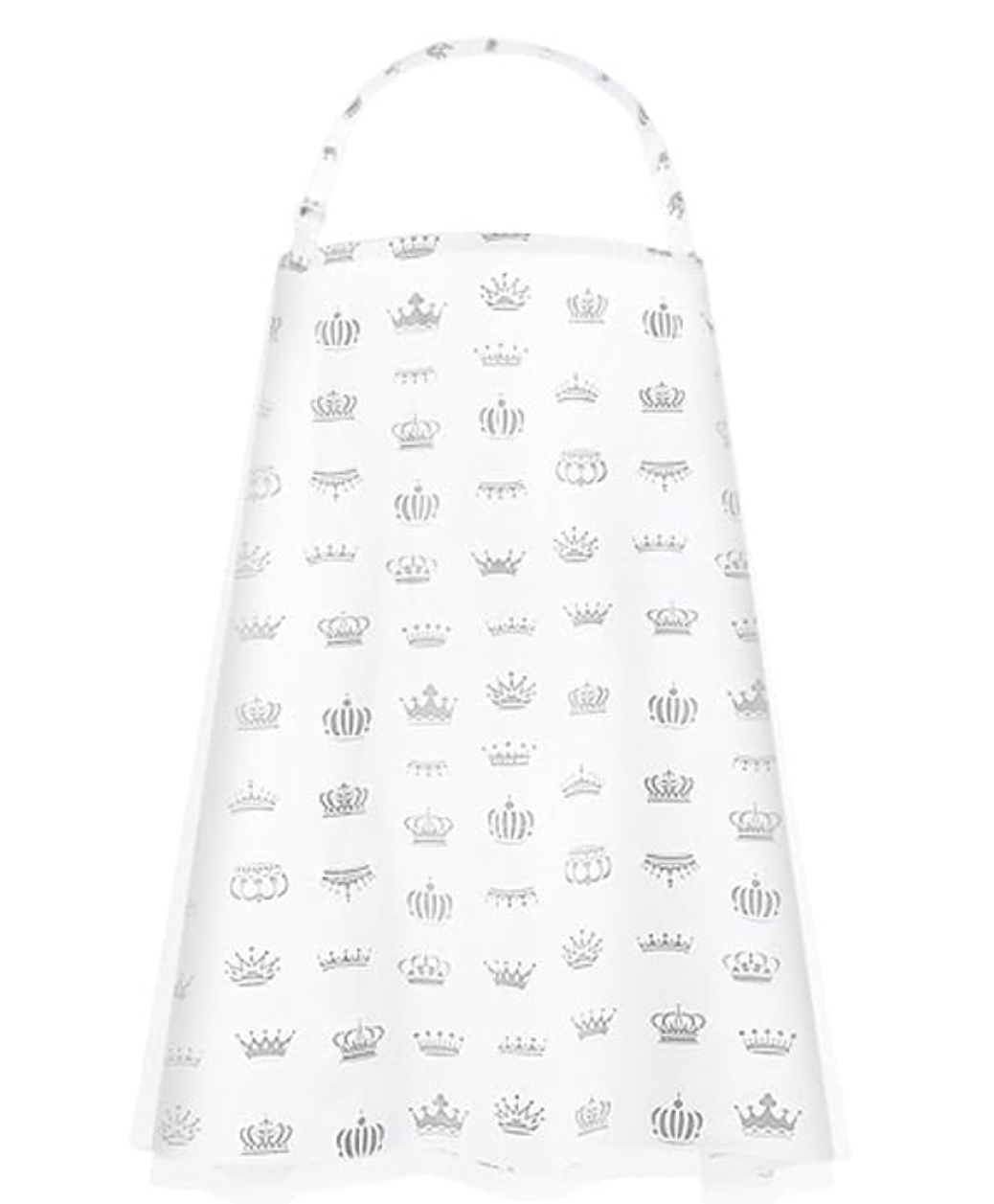 Canopy Nursing  Multi Use Cover Shopping Cart Cover Stroller Cover Infinity Scarf 360° Privacy Breastfeeding Protection Baby Shower White Crown-image-11