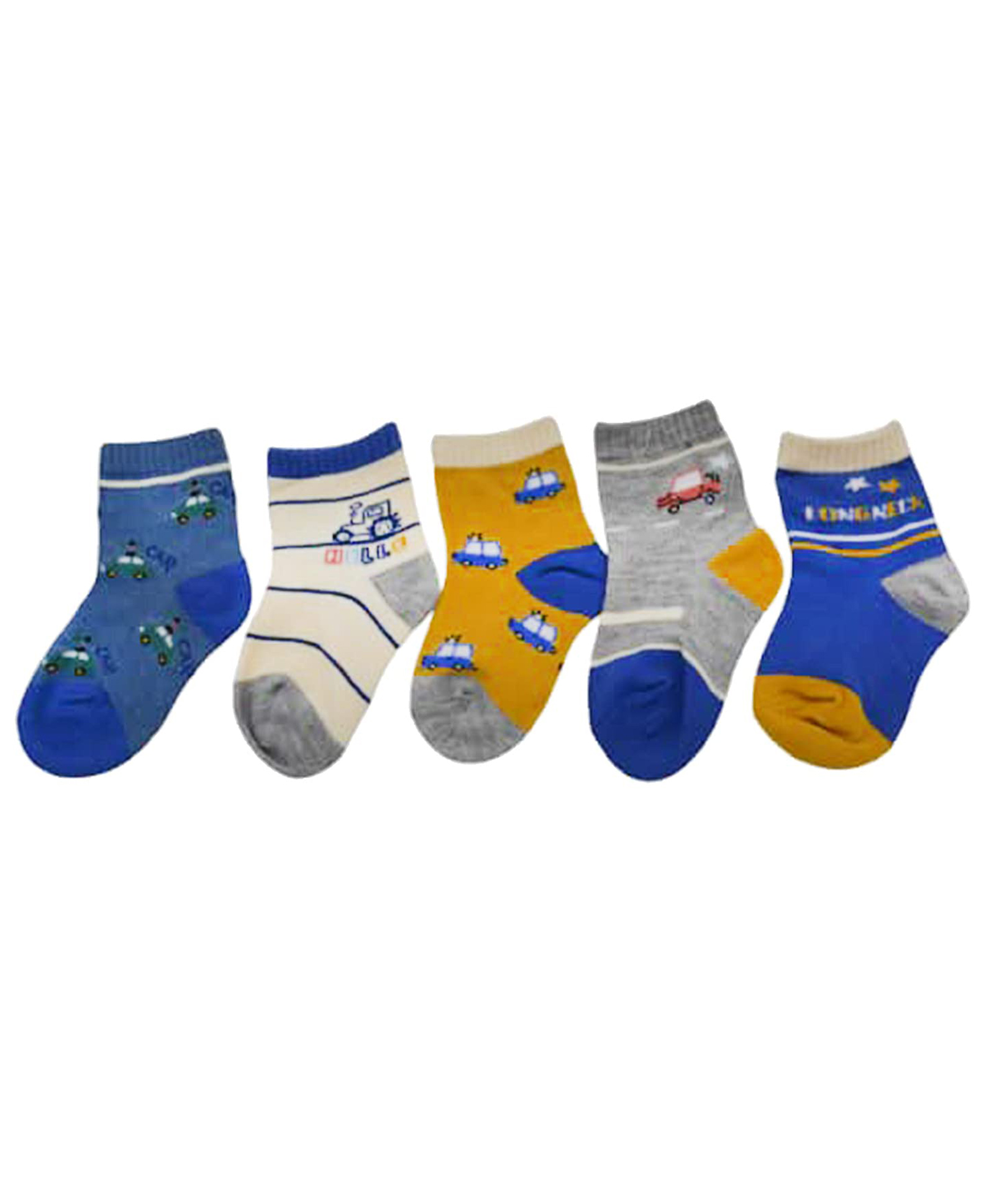 MOMISY 5 Pairs Tube Socks Toddlers Infant Solid Color Boat Spring and Autumn Socks Stretch Baby Socks-image-9