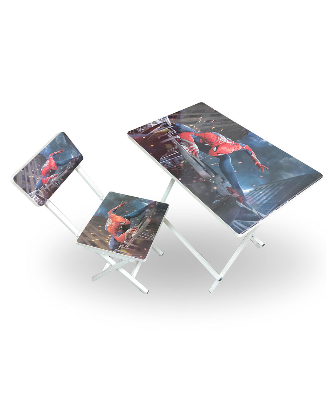 Wishing Clouds Spider Man Kids Study Table with Chair Sets - Multicolor-picture-10