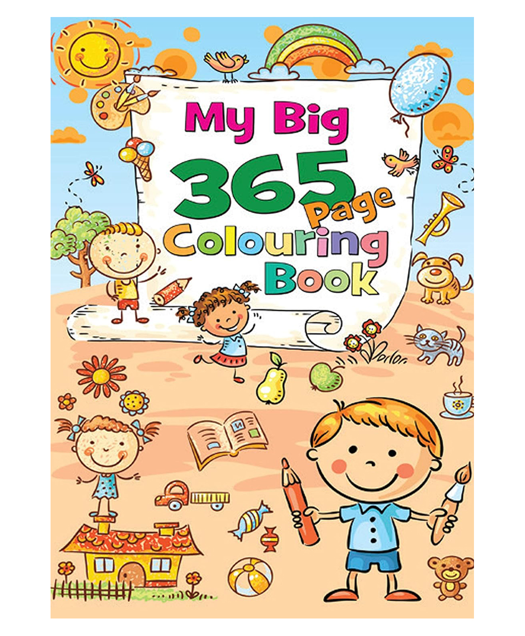 Pegasus My Big 365 Page Colouring Book - English-image-39