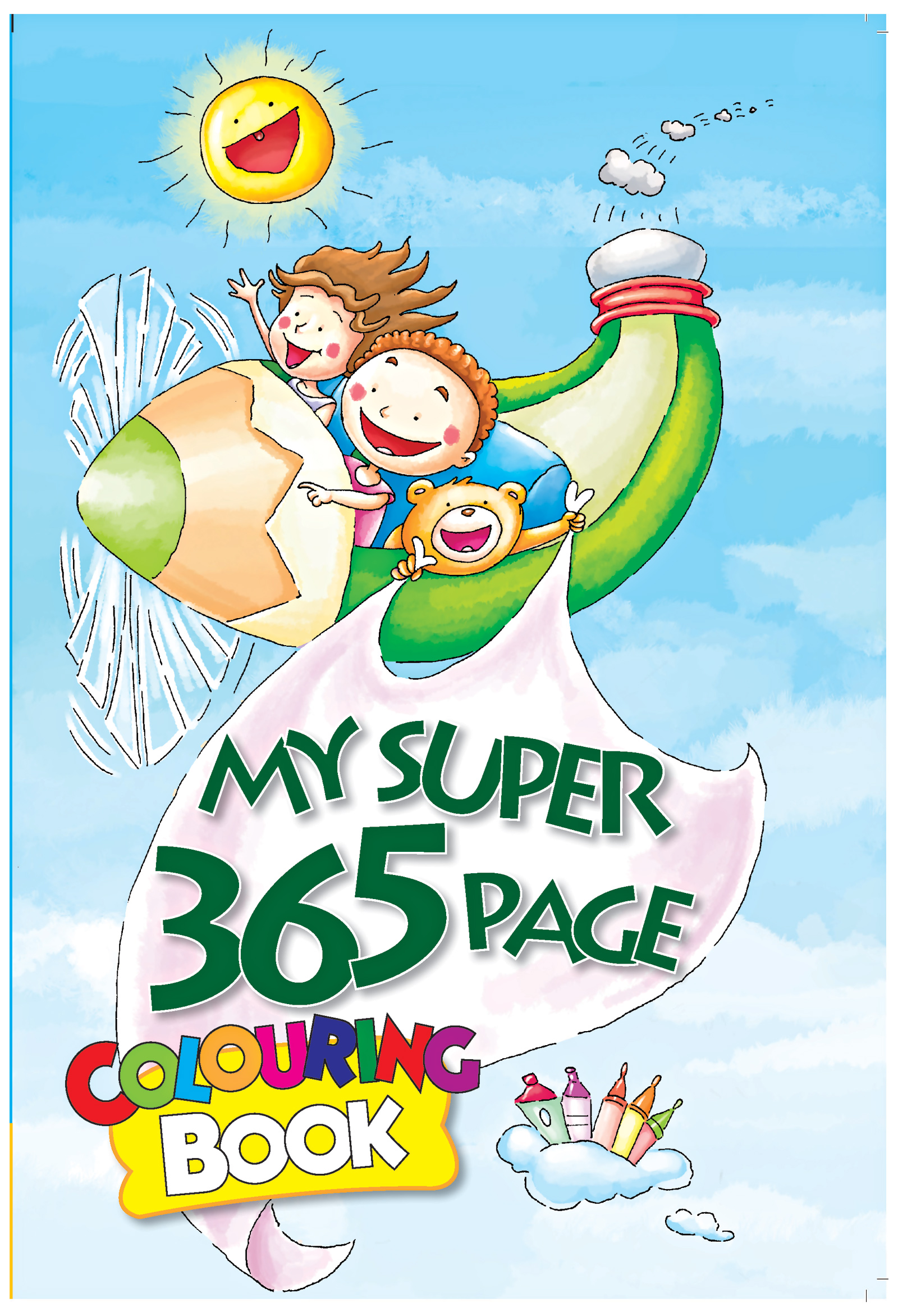 Pegasus My Super 365 Page Colouring Book - English-image-18