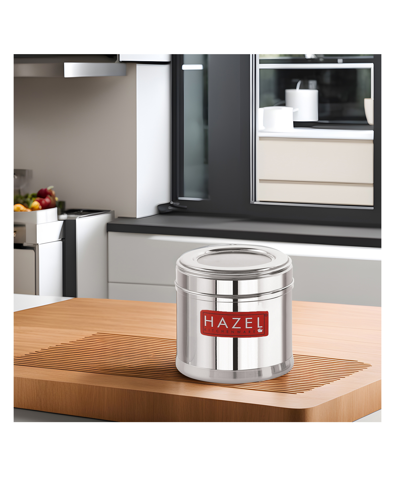 HAZEL Masala Box for Kitchen with Airtight Lid Stainless Steel  - Silver-image-20