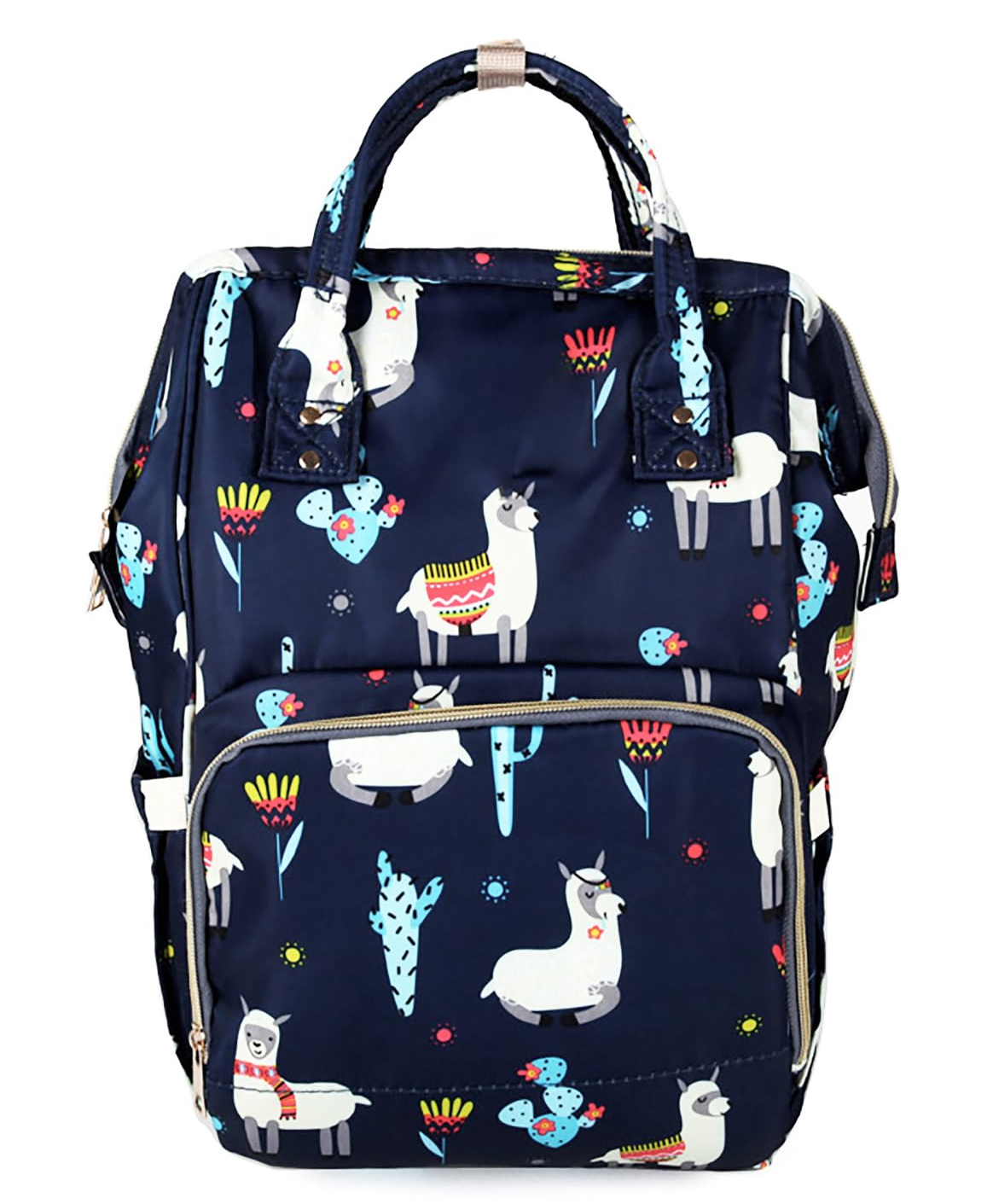 House of Quirk Maternity Backpack  - Alpaca Dark Blue-image-46