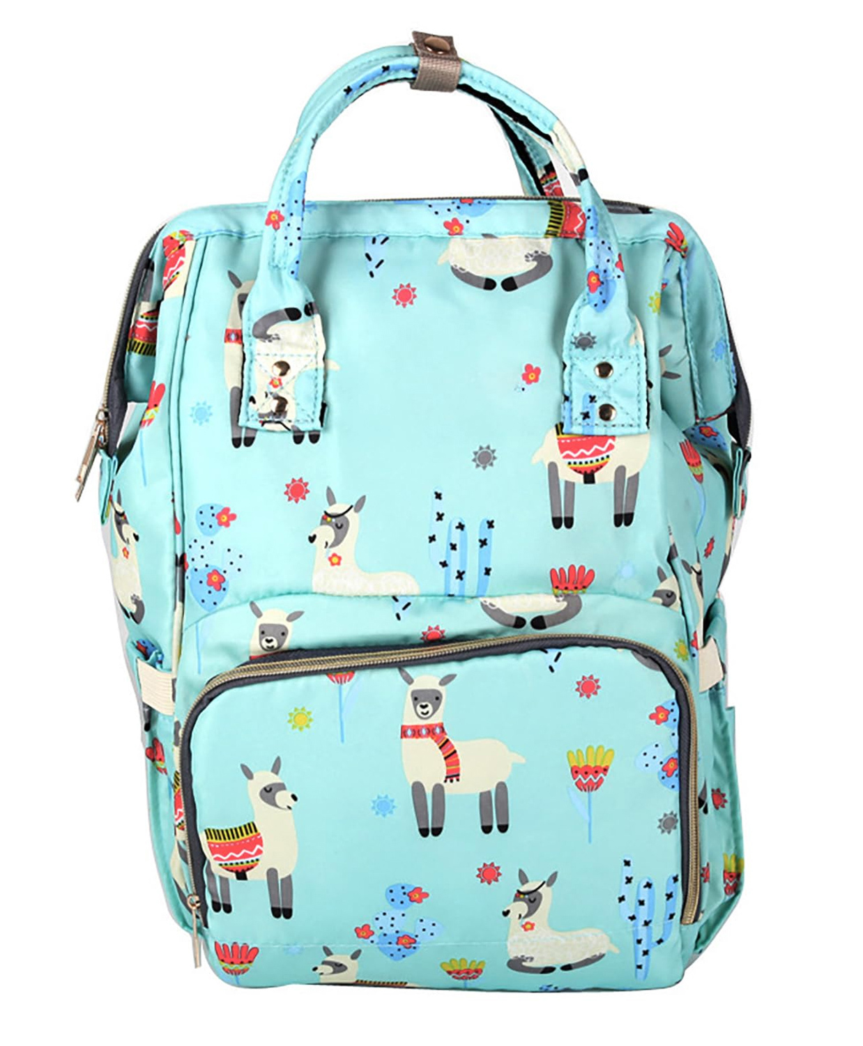 House of Quirk Maternity Backpack  - Alpaca Light Blue-image-45