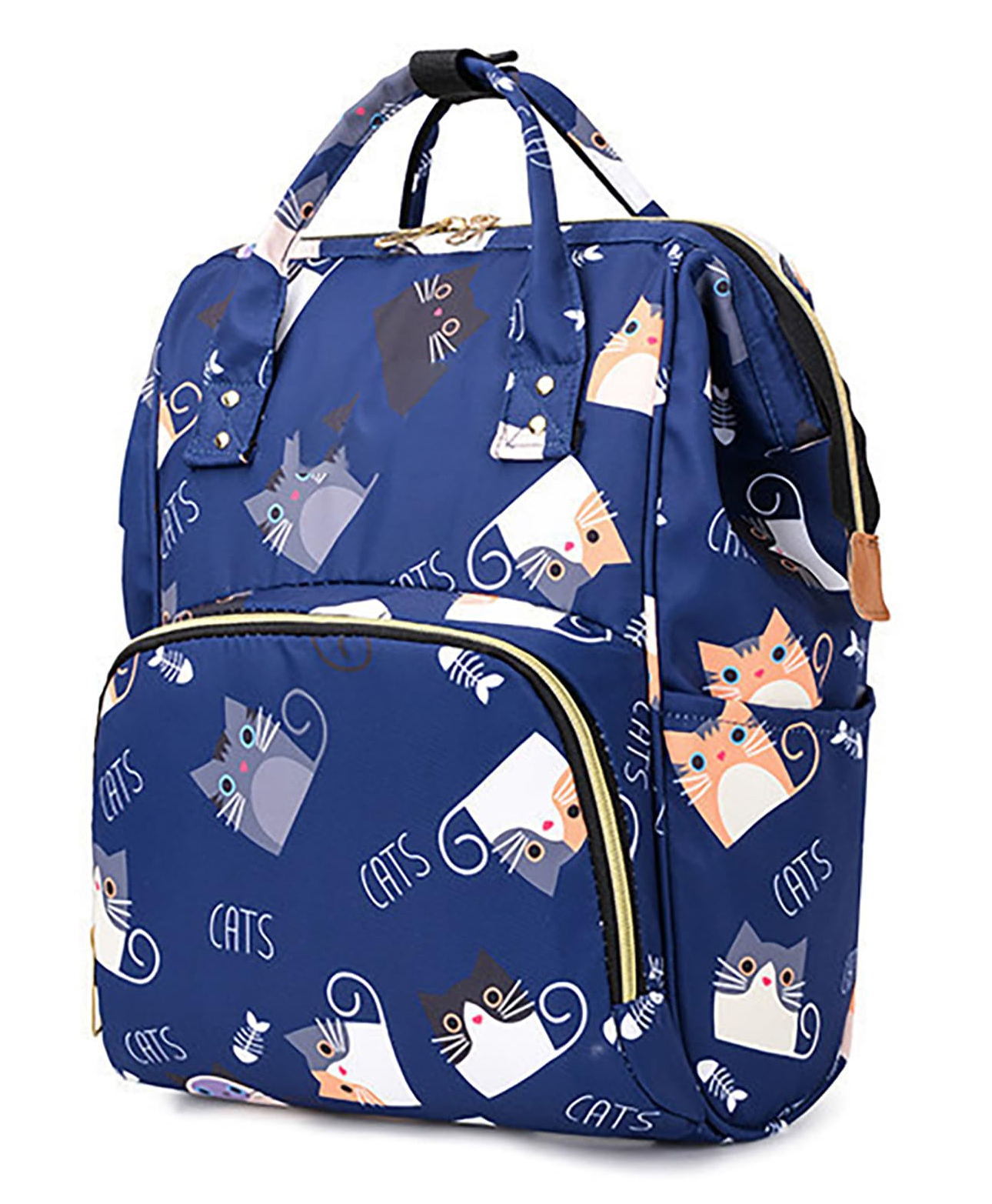 House of Quirk Maternity Backpack Large Capacity Convenient  - Dark Blue-image-16