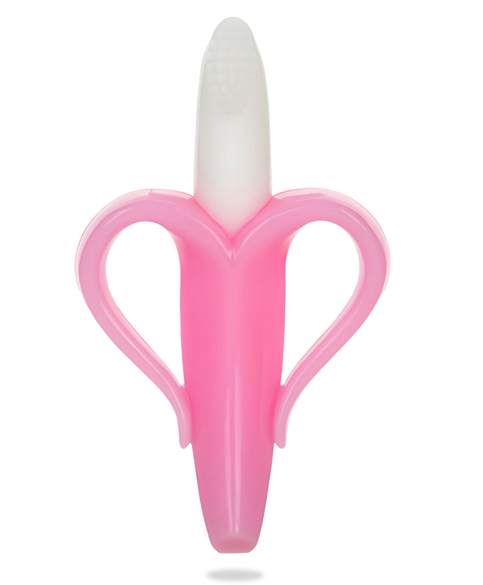 Bembika Teething Toothbrush for Babies Teether for Baby's With Ultra Soft Bristle - Banana Pink-image-49