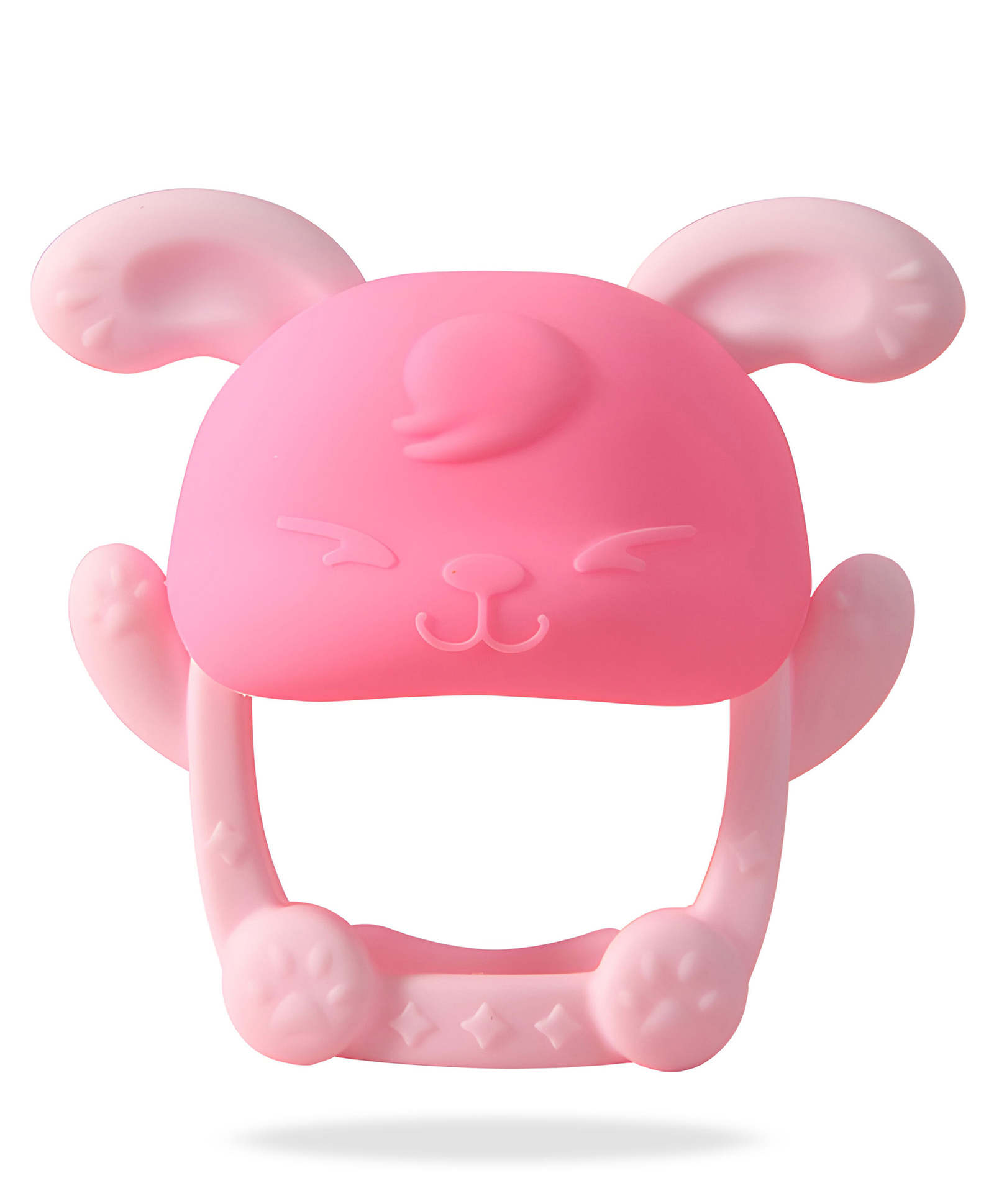 Bembika Bunny Shape Baby Teether Toy -Pink-picture-23