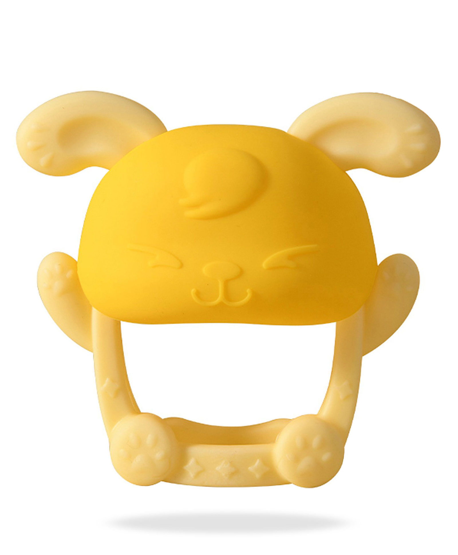 Bembika Bunny Shape Baby Teether Toy -Yellow-picture-28