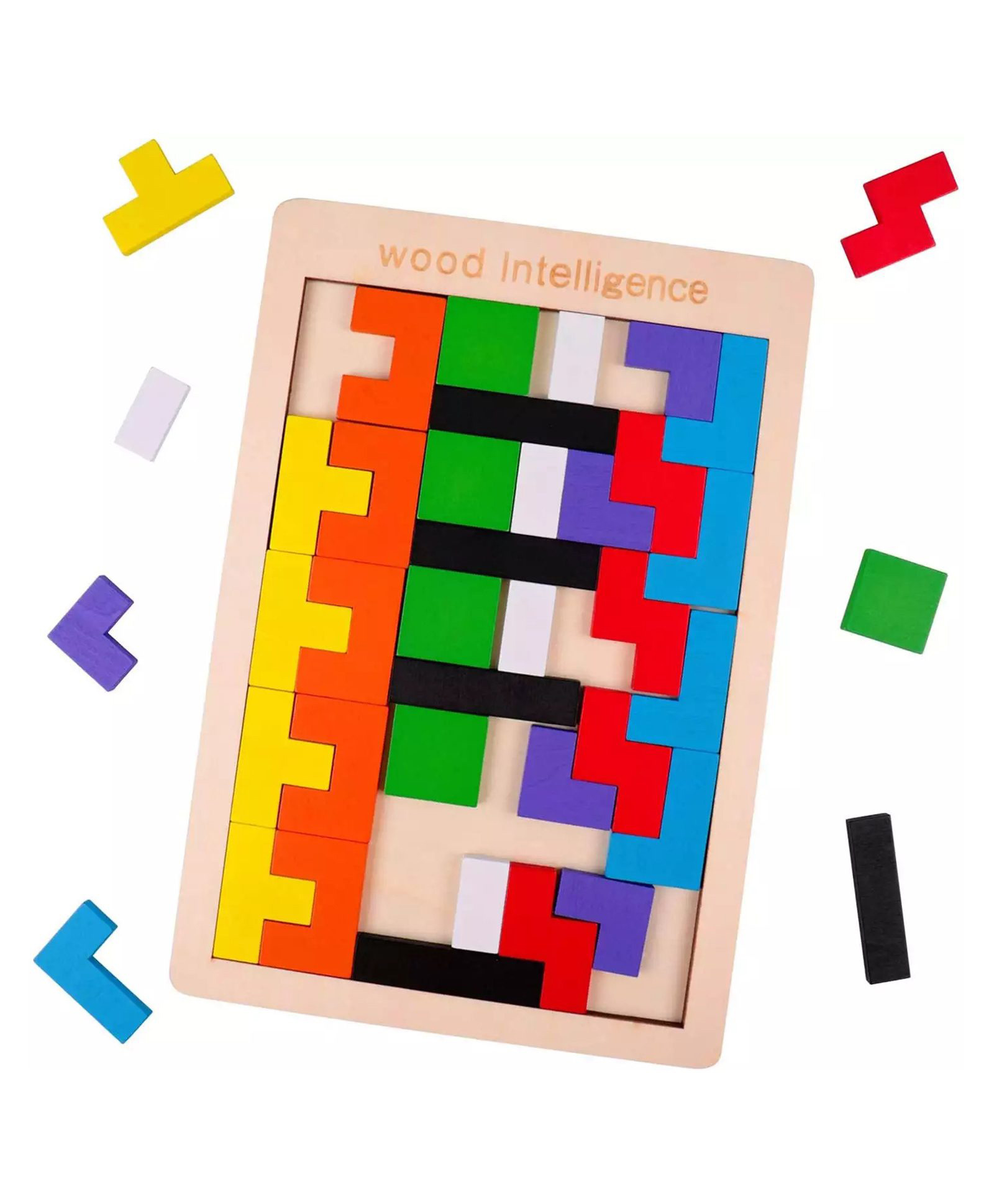 AKN TOYS Wooden Tangram Jigsaw Puzzle - 40 Pieces(COLOR MAY VARY)-picture-40