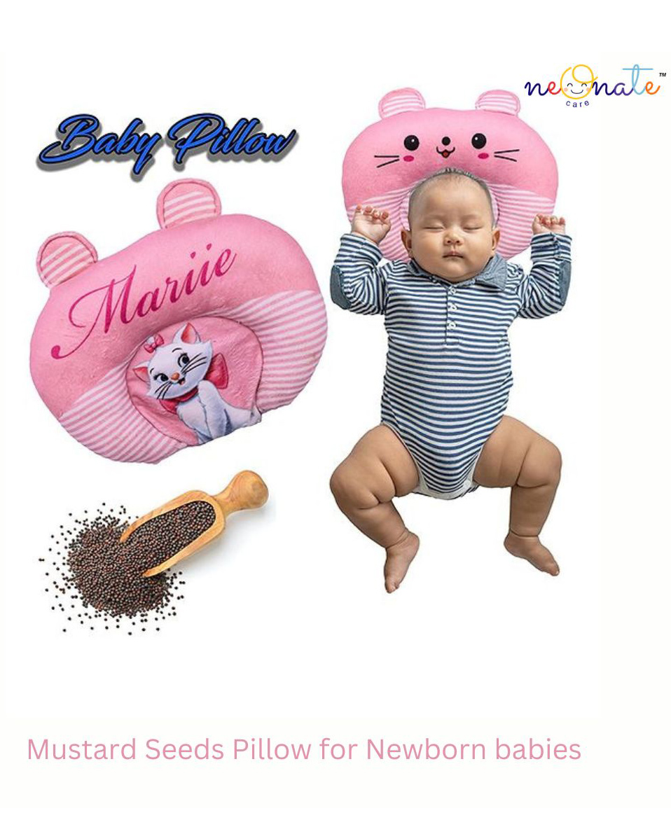 NeonateCare Baby U Shape Pillow- Pink( Color and design may vary)-picture-39