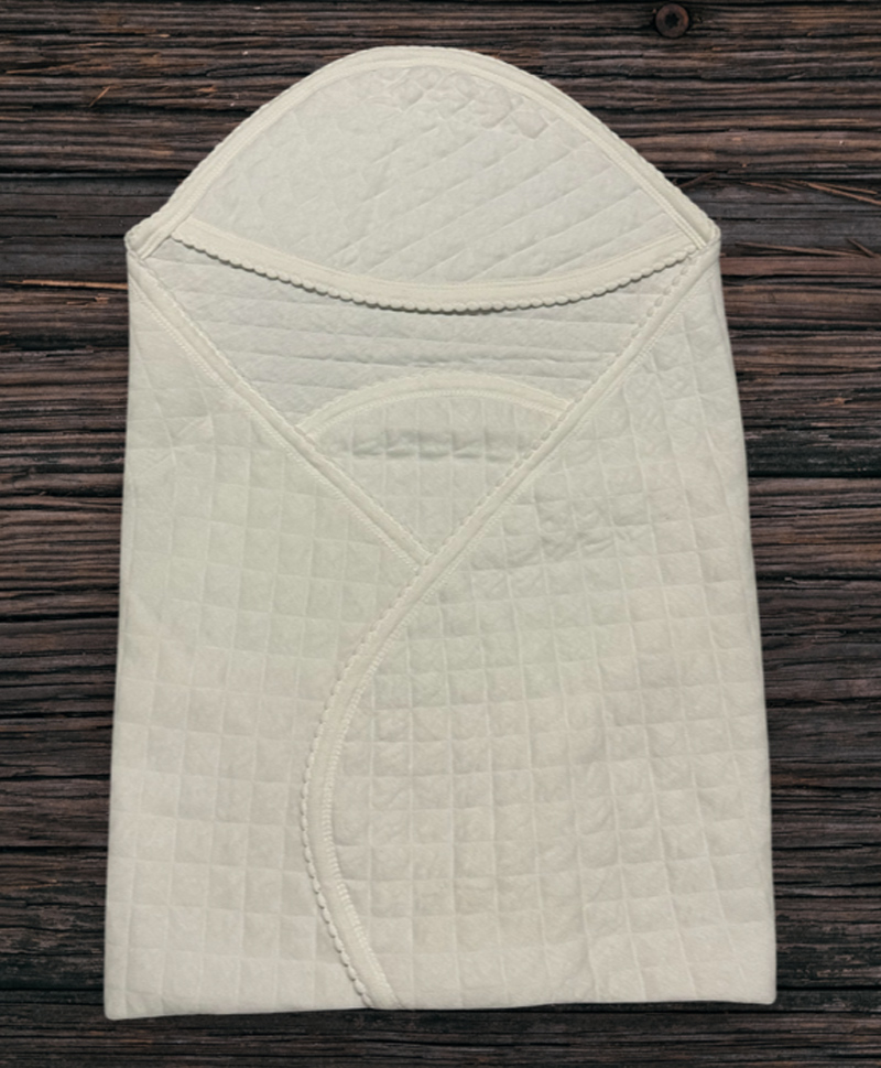 Tinycare Baby Hooded Towel Wht Special L 75 x B 75 cm - White-image-39