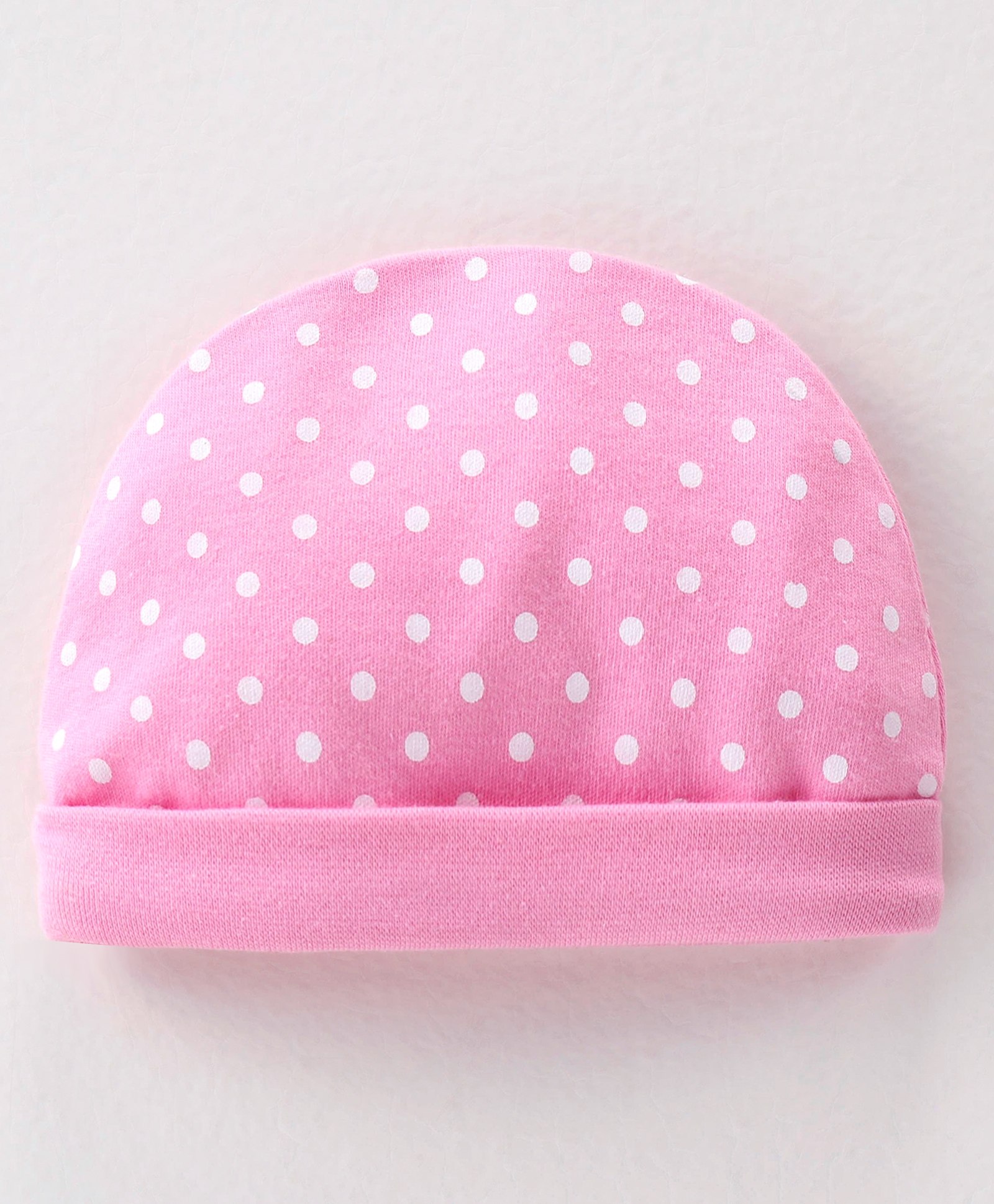 Babyhug 100% Cotton Knit Cap Polka Dot Print - Pink-picture-21