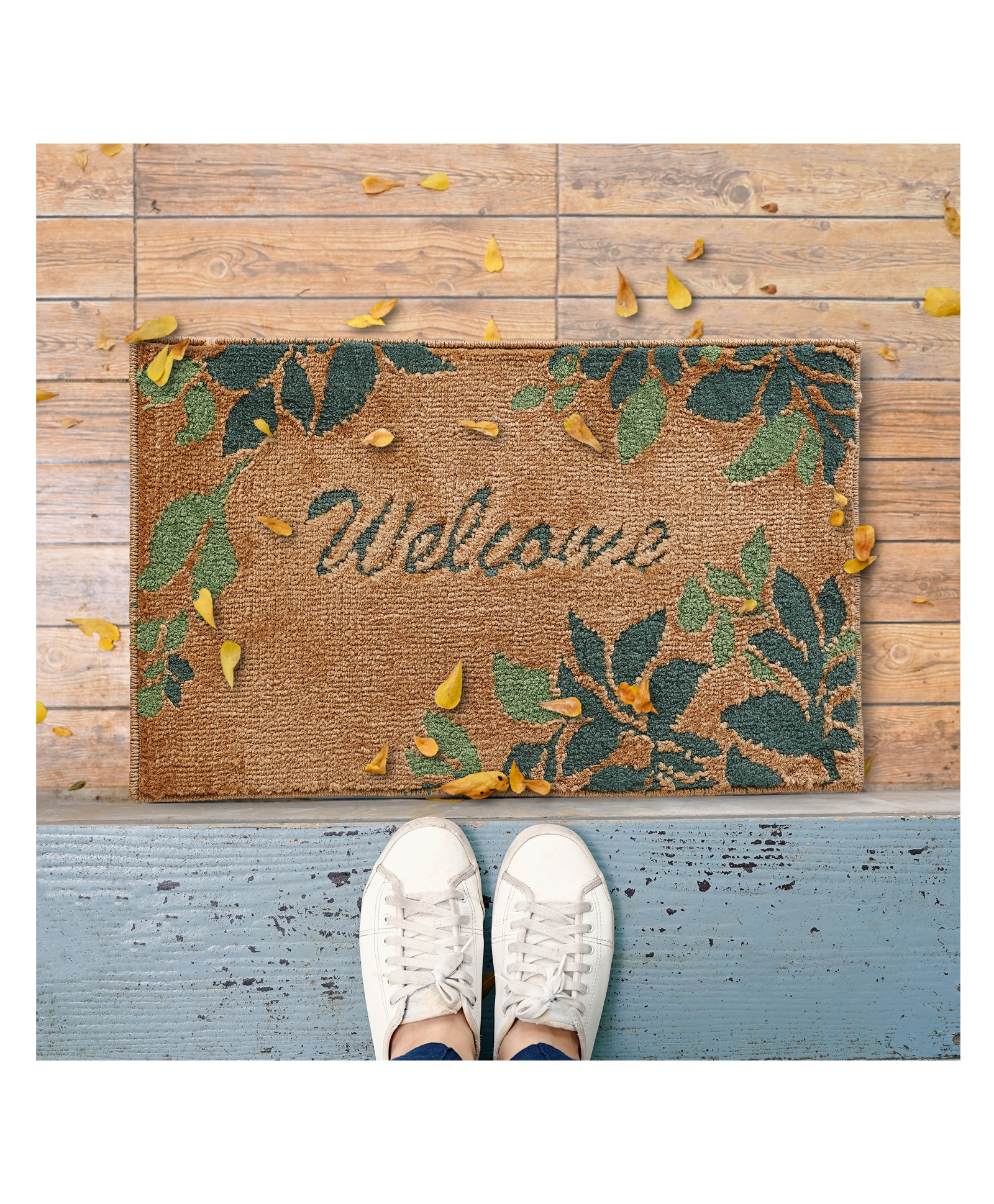 Saralhome 24X7 Antiskid PP BCF yarn Door Mat Beige. 40cm x 60cm-image-2