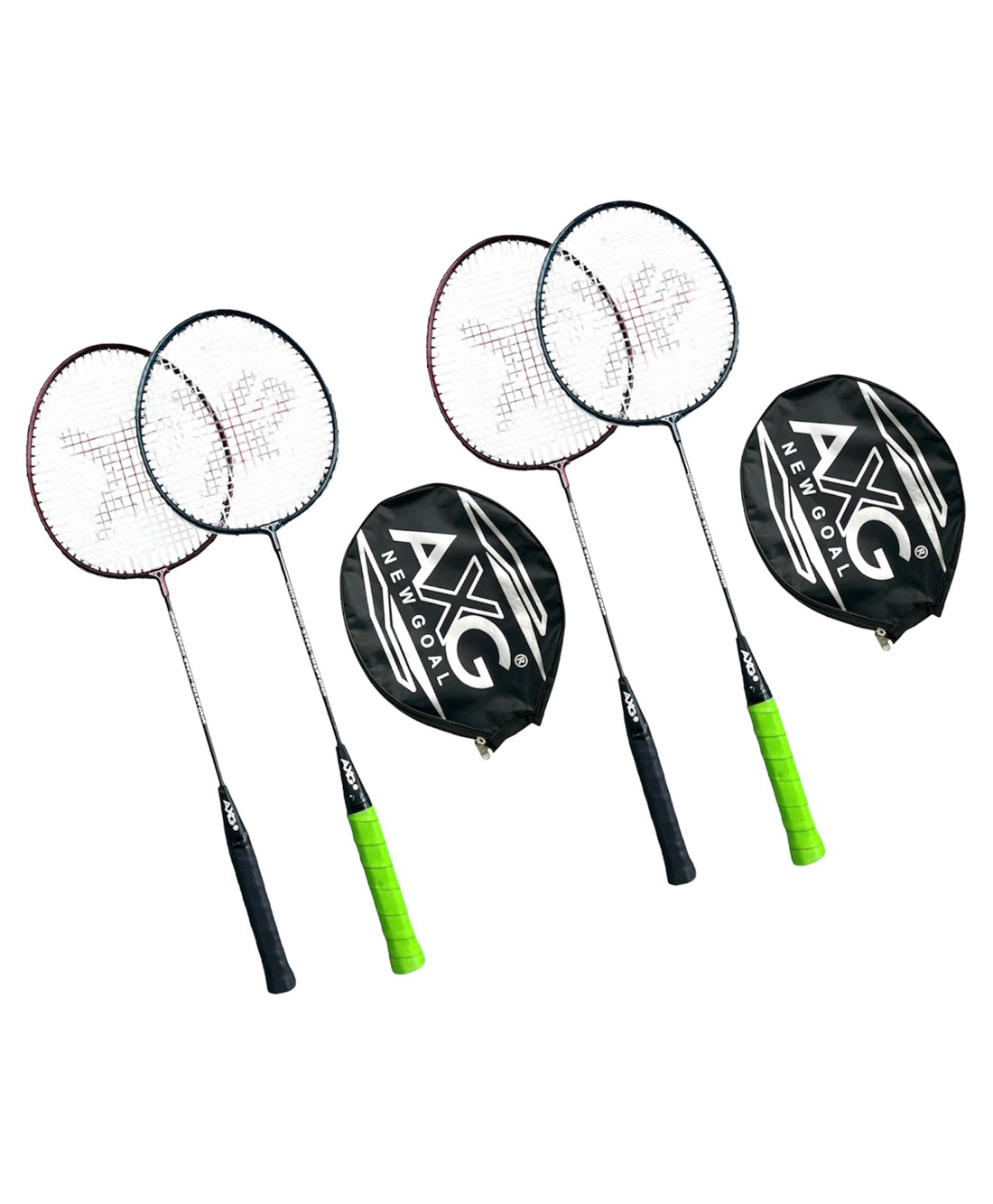 AXG Scratch Resistant A-2000 Classic Set Of 4 Strung Badminton Racquet (Multicolor)-image-29