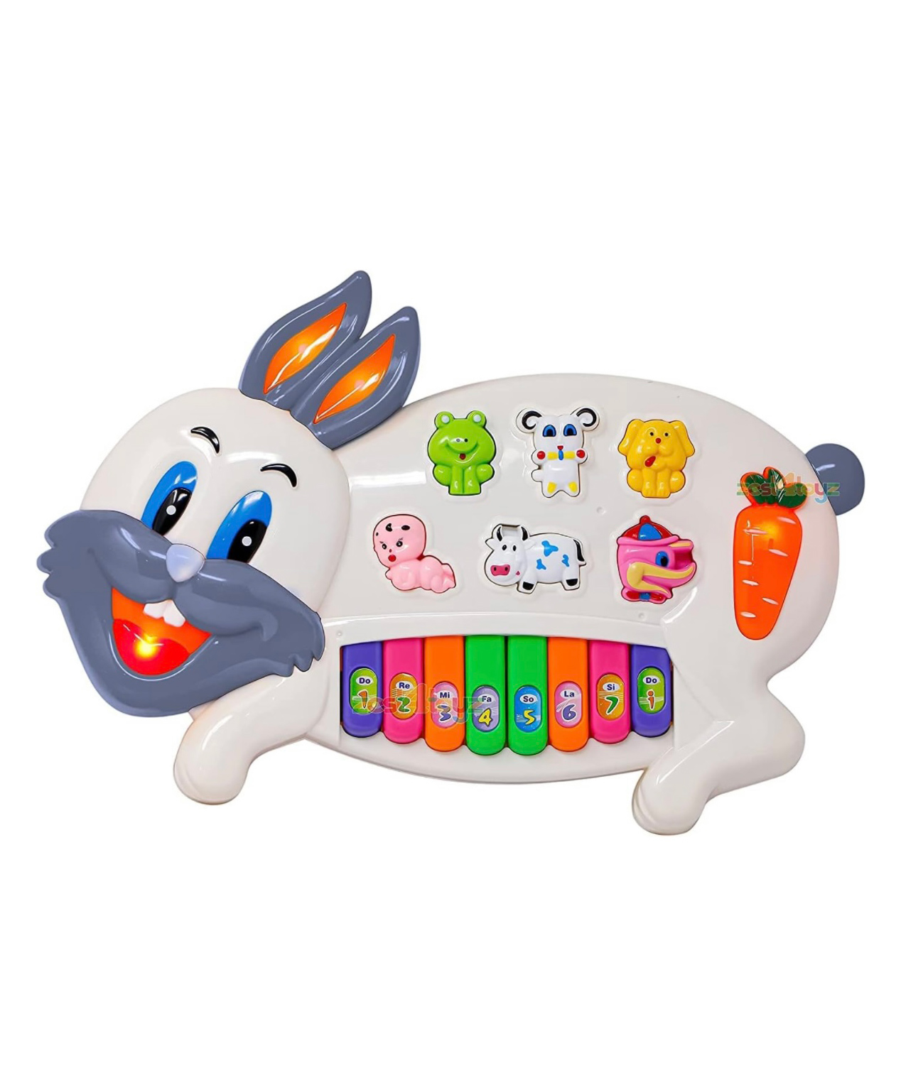 Arcade toys Rabbit Piano and Keyboard Musical Set with Lights for Kids - (Colour may vary)-picture-48