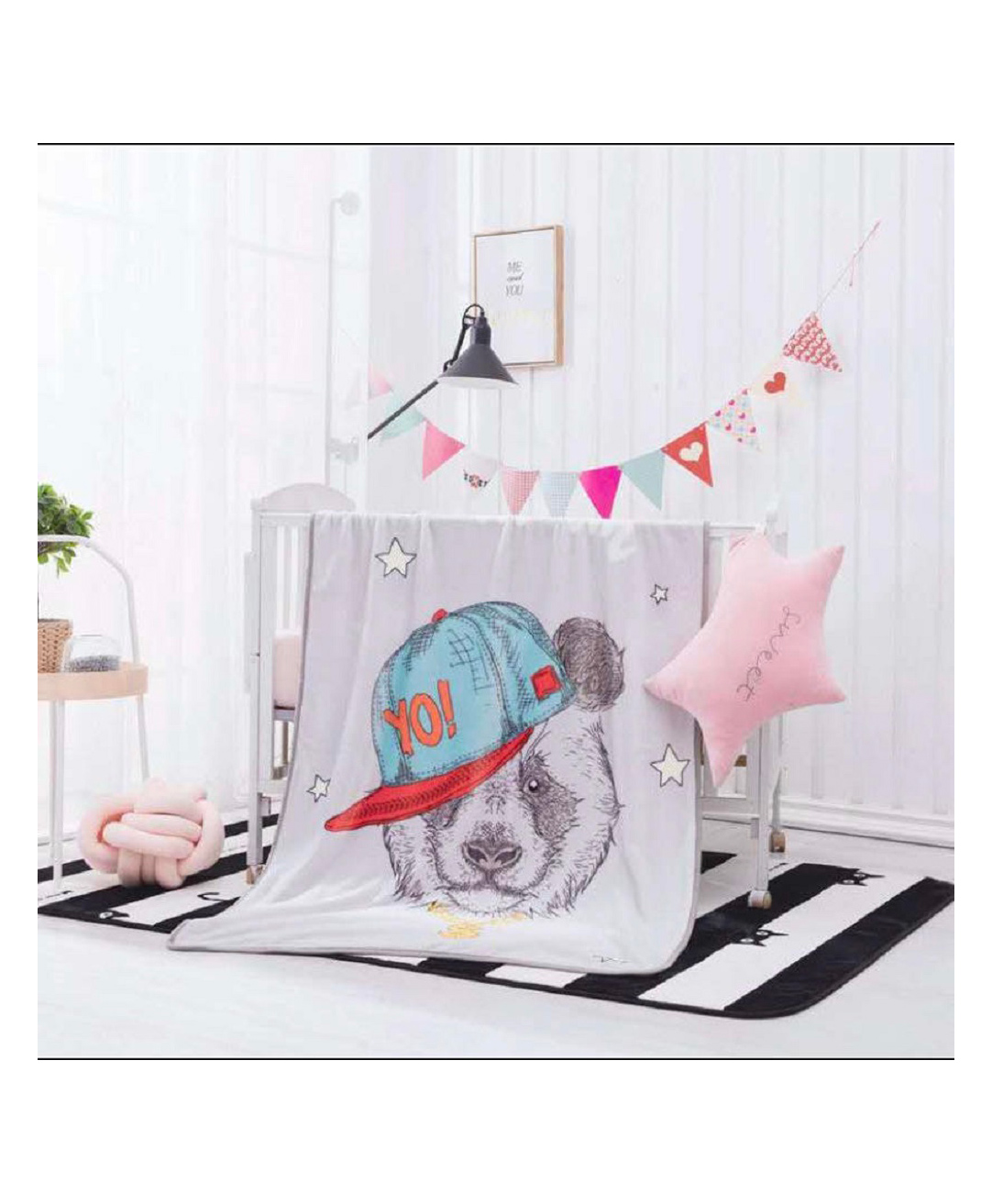 Butterthief  Super Soft AC Baby Blanket for Kids & Toddlers Bear Print - Color May Vary-image-39
