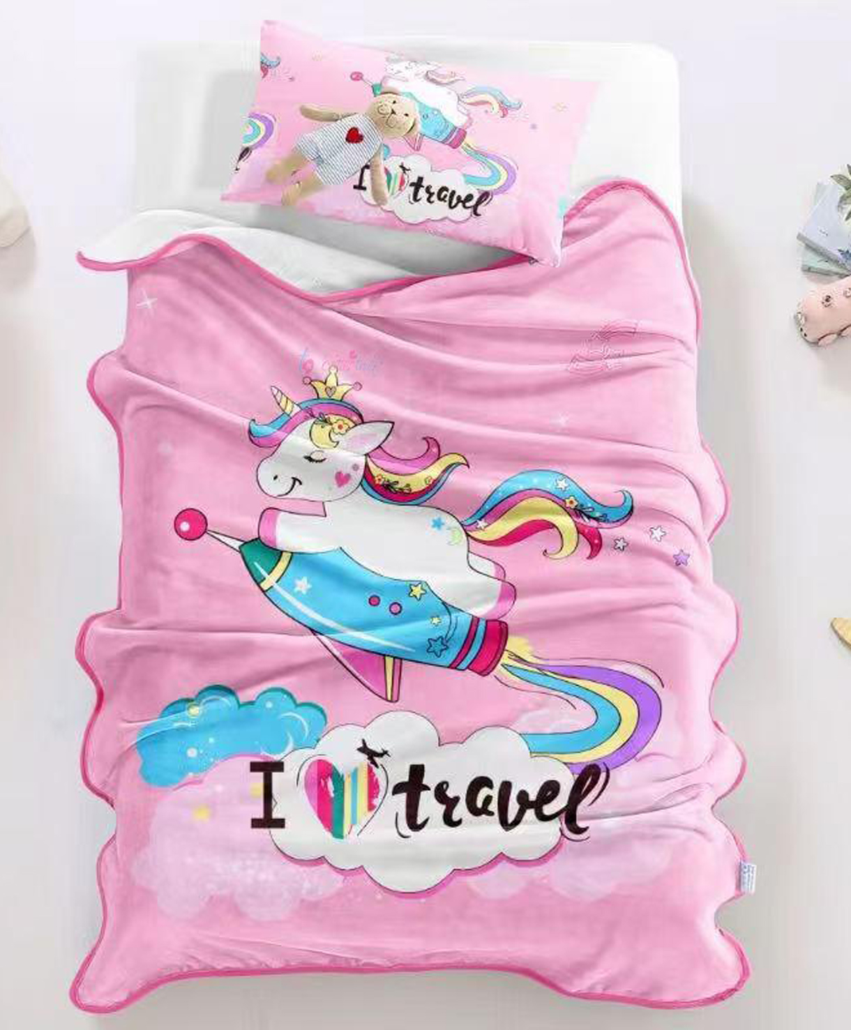 Butterthief All Seasons Baby Blanket for Kids & Toddlers Croc Print - Color May Vary-picture-26