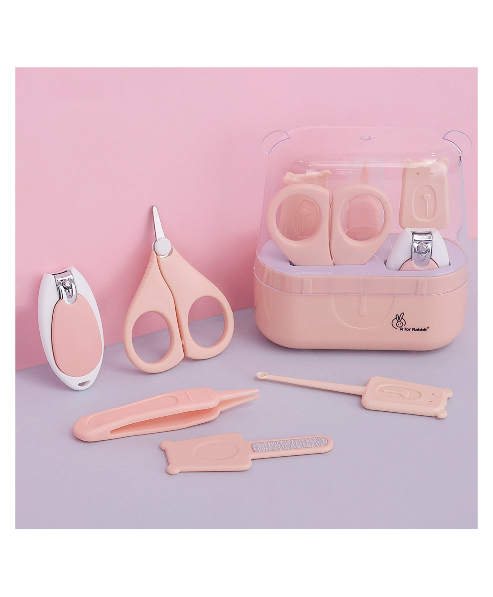 R for Rabbit Stylo Mini Baby Manicure Set - Pink-image-25