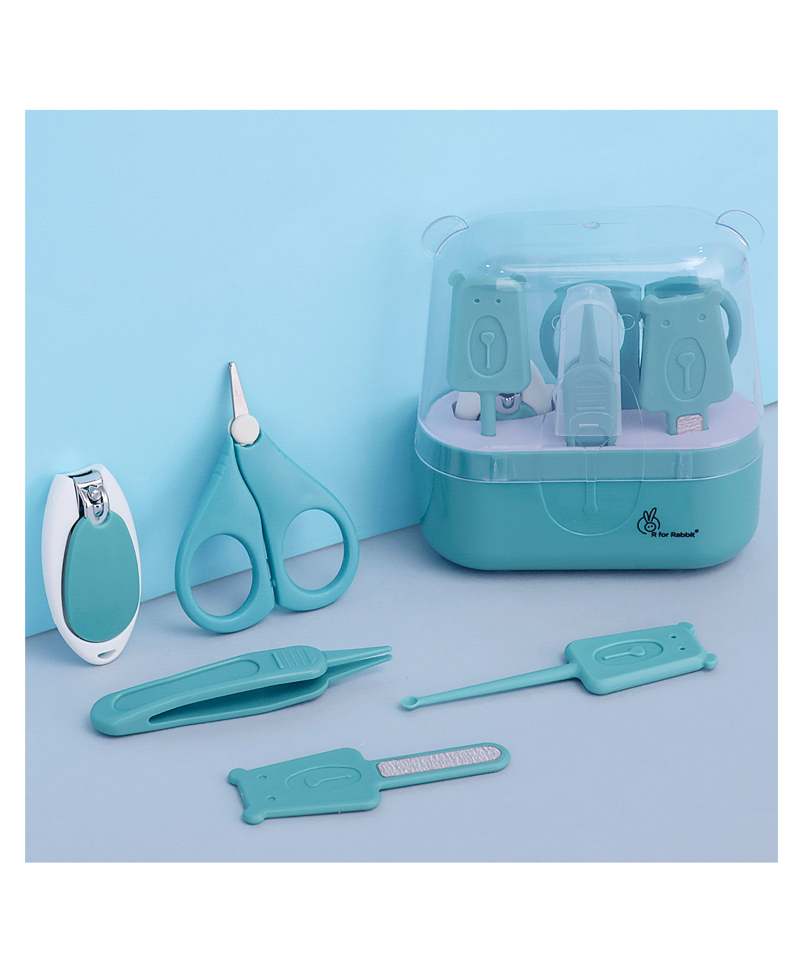 R for Rabbit Stylo Mini Baby Manicure Set - Blue-image-24