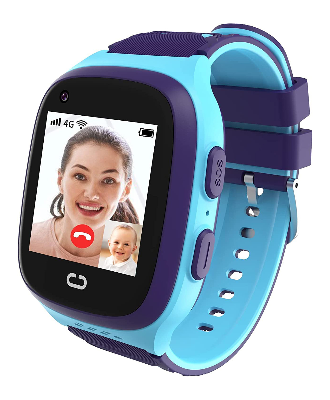 Wearfit Next Gen Champ 4G IP67 Waterproof Children Smart Watch With Video & SOS Calling - Blue-picture-13