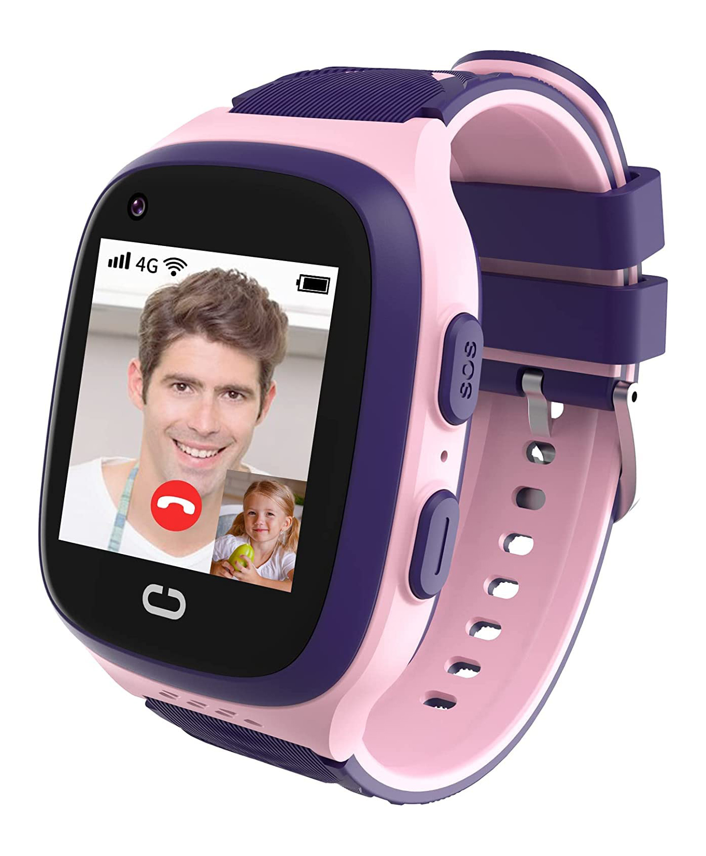Wearfit Next Gen Champ 4G IP67 Waterproof Children Smart Watch With Video & SOS Calling - Pink-image-35
