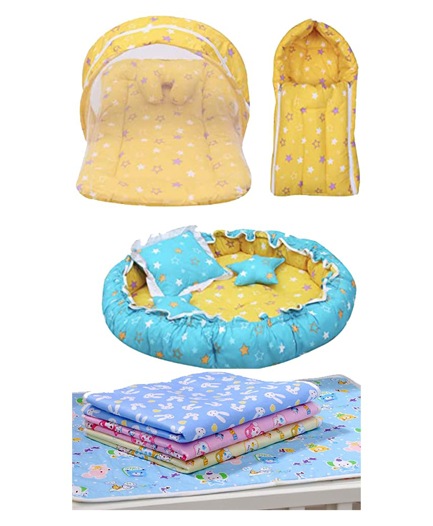 Fareto Baby Complete Sleeping  Bedding Essential - Yellow-picture-39