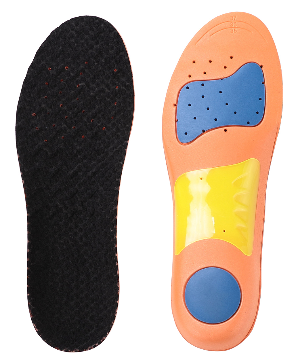 Dr Foot Pain Relief Insoles with Micro Shock Absorption - Black
