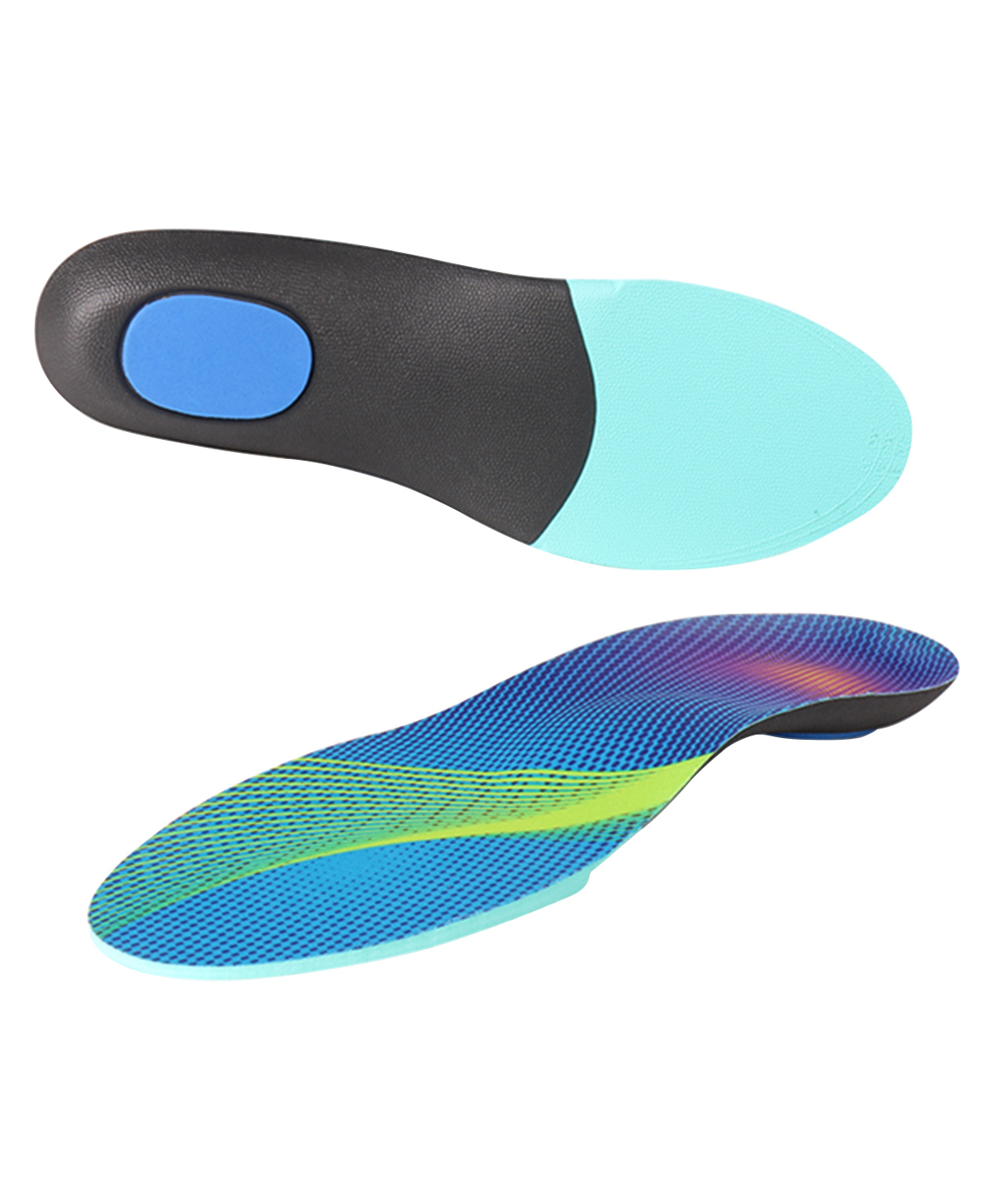 Dr Foot Orthotics High Arch Light & Slim Insole  Medium Size - Blue