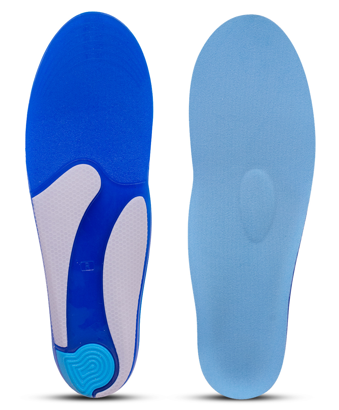 Dr Foot High Arch Support Insoles Small - Blue