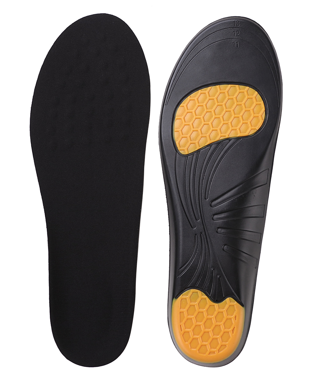 Dr Foot Simulating Step Insoles 1 Pair Black - Large Size