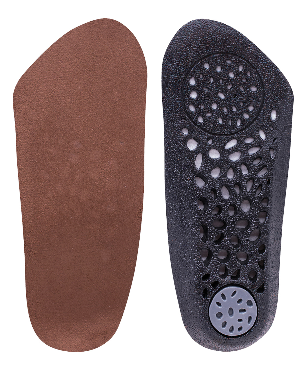 Dr Foot TRI Comfort Insoles 1 Pair - Brown