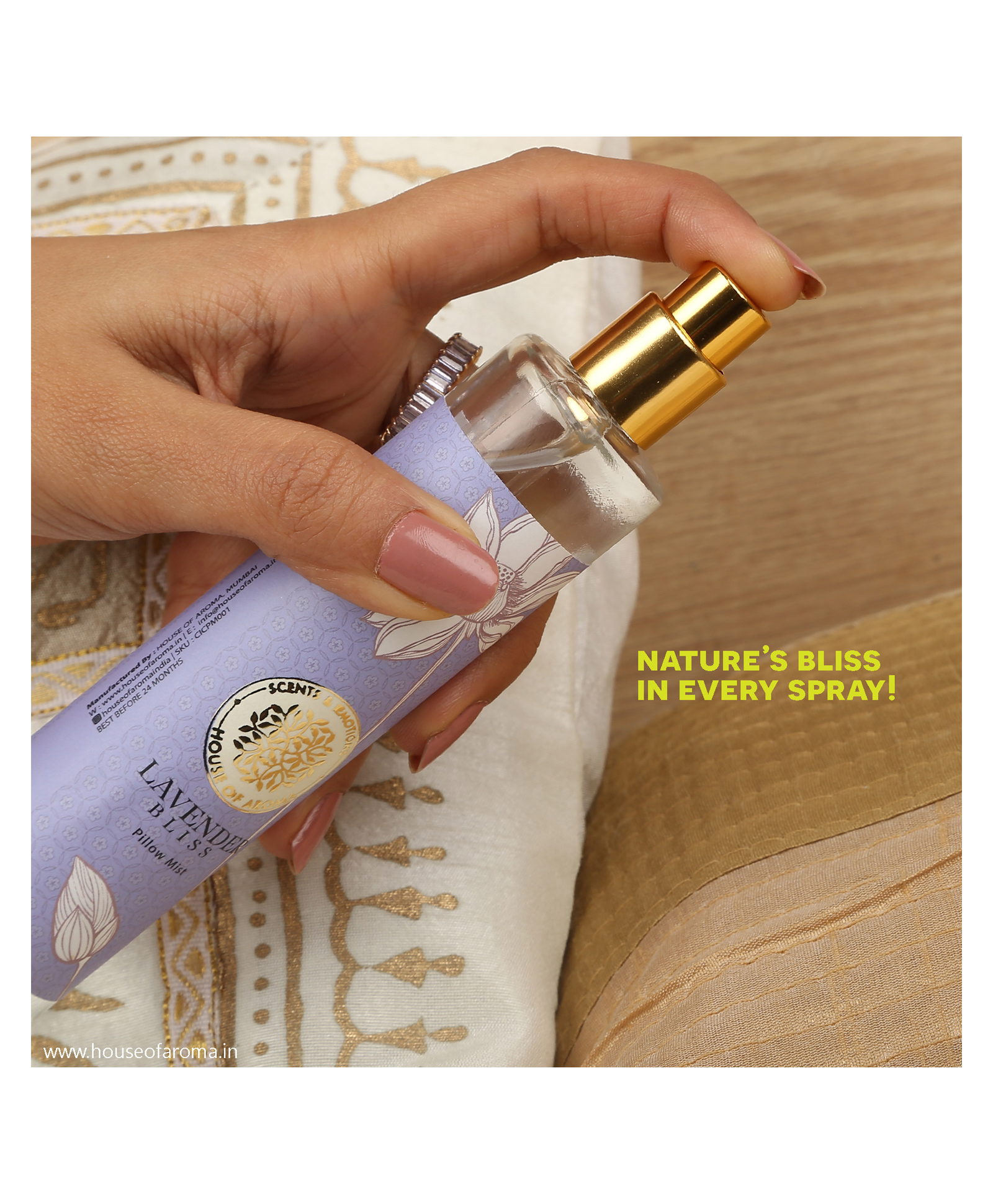 House of Aroma Natural Pillow Mist - 50 ml-image-10