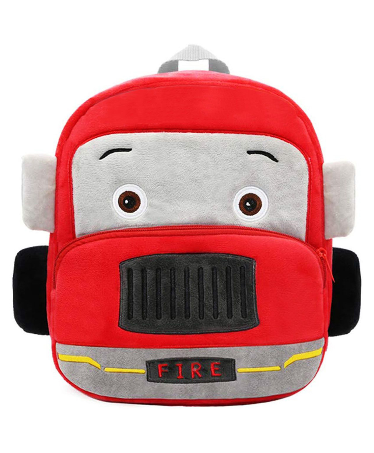 Frantic Premium Quality Soft design Red Fire Engine 2022 Bag for Kids - 14 Inches-image-36