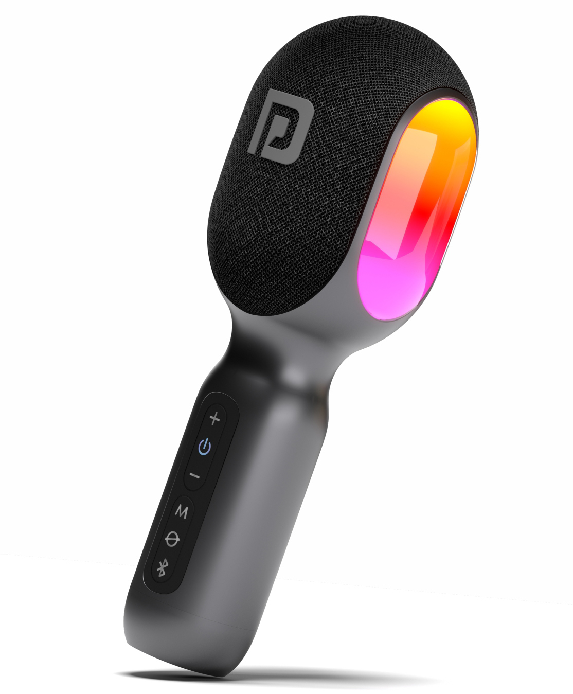 Portronics Dash 2 10W Wireless Speaker With Karaoke Mic 10Hour Playtime Music Recording-Grey