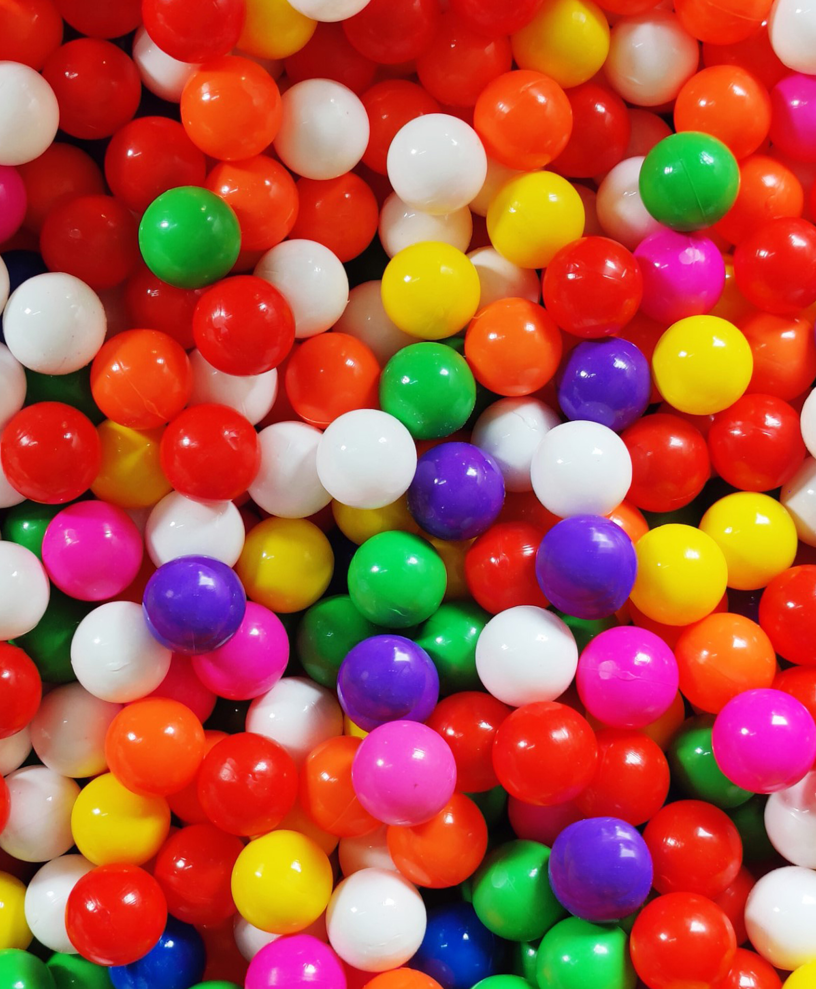 EEVOVEE 50 Pcs  Kids Plastic Pool Balls Non Toxic Safe & Soft Ball Pit Balls 6.1 cm - Multi Color-picture-27