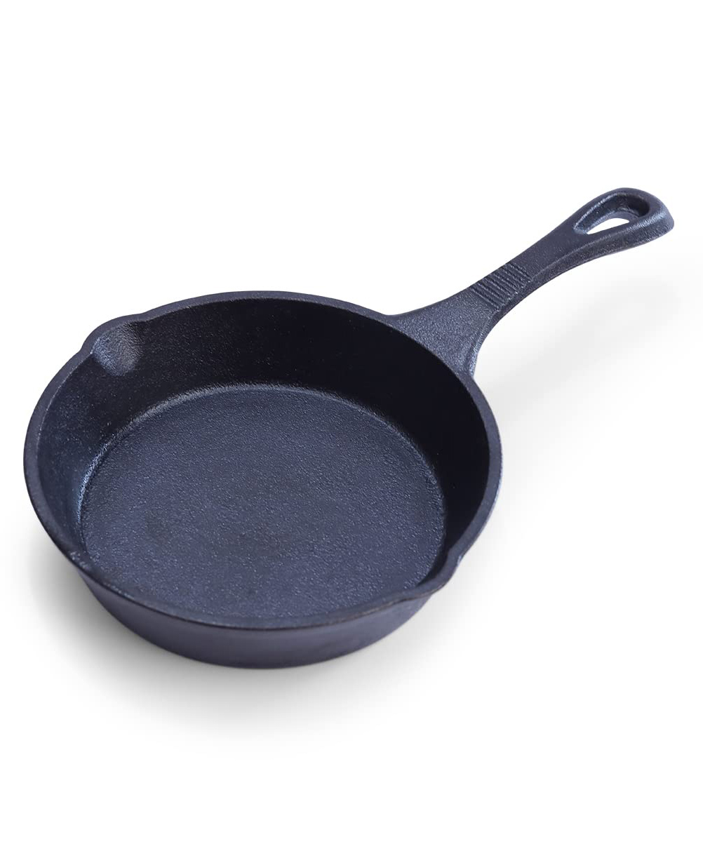 Wonderchef Forza Pre Seasoned 15 cm Cast Iron Fry Pan - Black