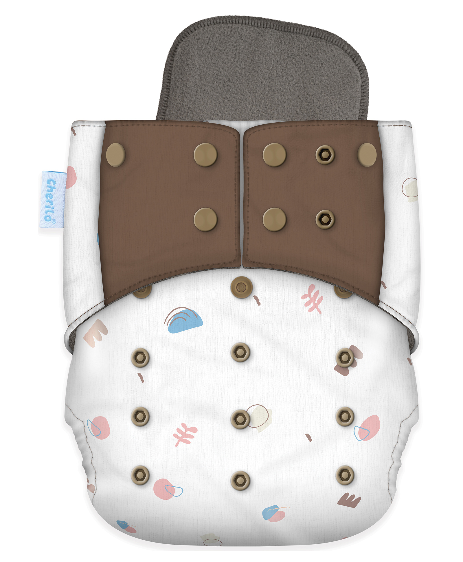 Cherilo Leakproof Washable Baby Diaper - ( 1 Baby Boho Pattern Diaper with 1 Insert)-picture-25