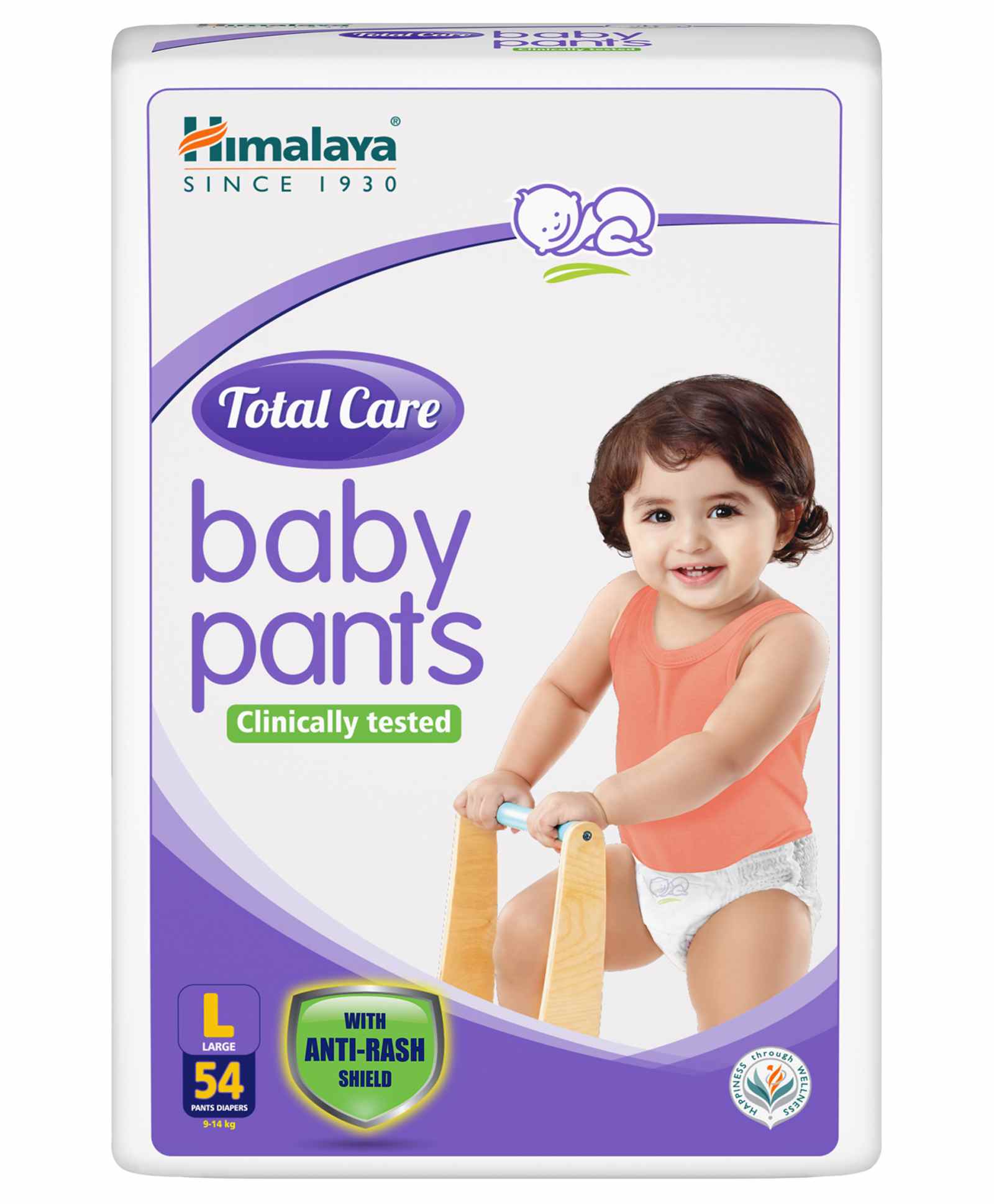 himalaya total care baby pants large