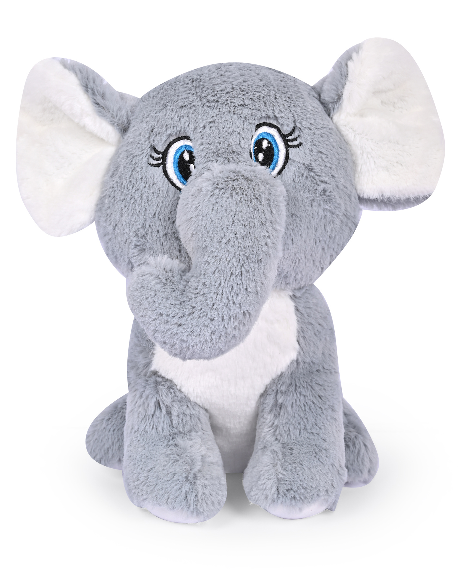 Besties Kids Sitting Elephant Soft Toy Grey  - Height 30 cm-image-5