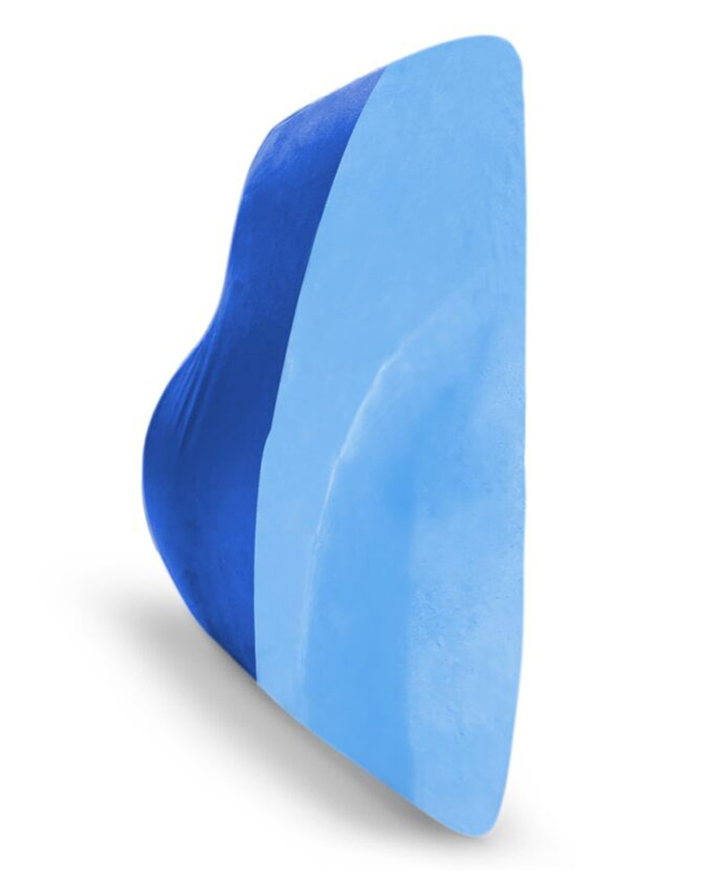 Sleepsia Memory Foam Orthopedic Lumbar Support Cooling Gel Cushion (Blue)-picture-21