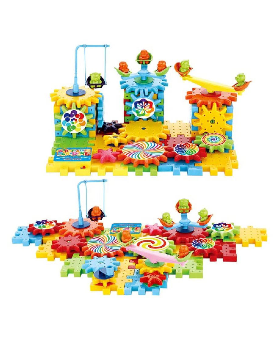 Muren Kids Gears & Bulding Blocks Multicolour - 81 Pieces-picture-22