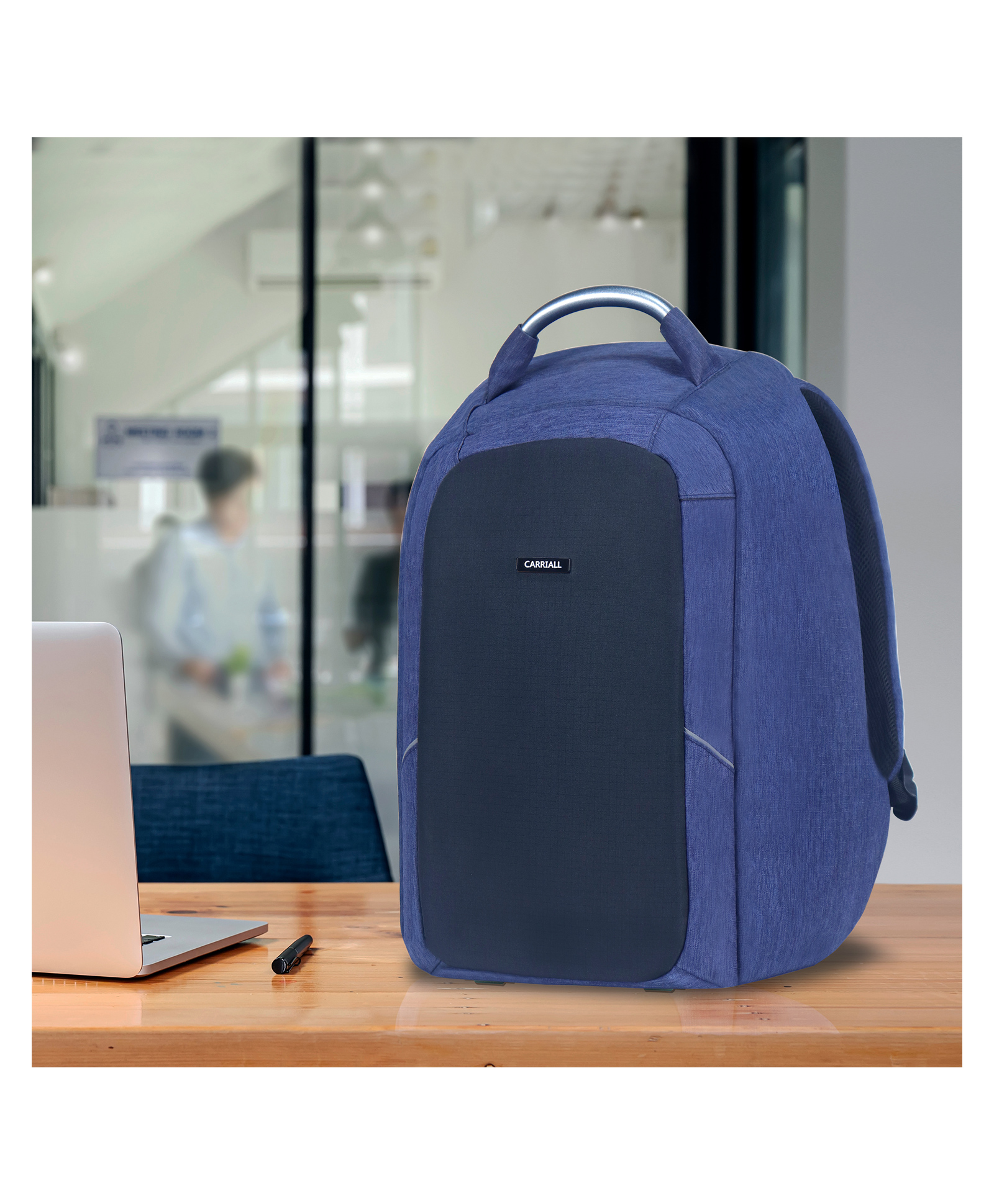 Carriall Columbus Smart Backpack Black - 18 inches-picture-16