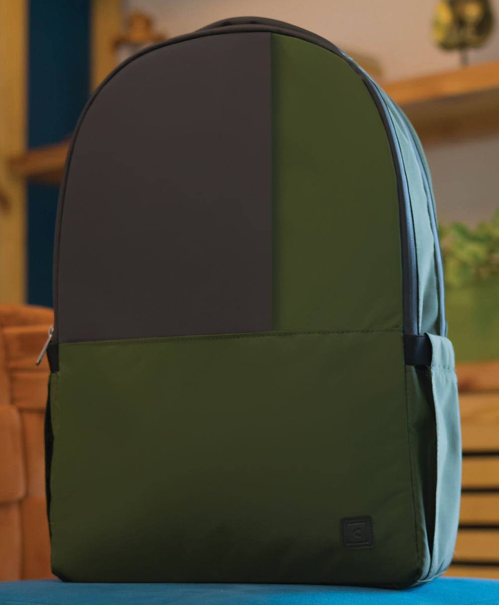 Carriall Fine Laptop Backpack Olive Green - 18 inches-image-7