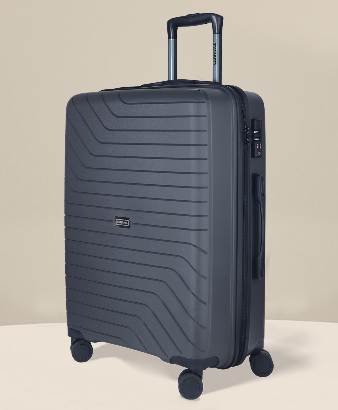 Carriall Groove -Grey Hard Luggage (MEDIUM ) 24inch-picture-48