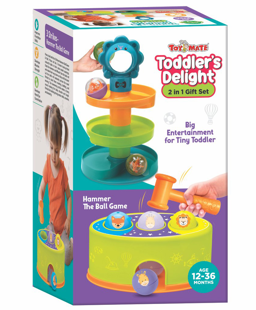 Toymate Toddler's Delight 2 In 1 Gift Set - Multicolour-picture-28