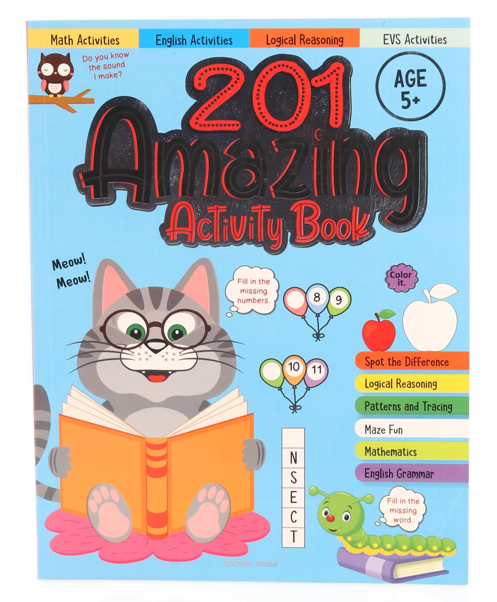 201 Amazing Fun Activities and Puzzles For Children Spot The Difference Logical Reasoning Patterns & Tracing Book - English-image-40